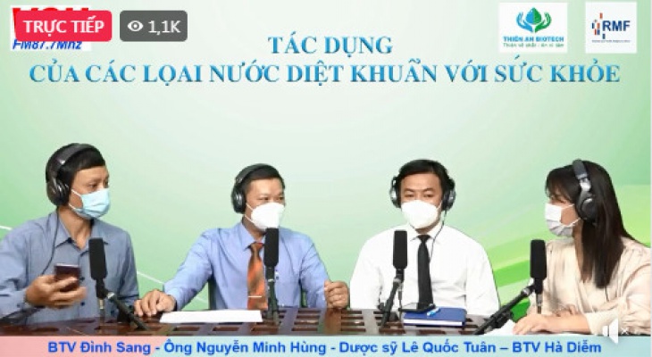 VOH RADIO – TÁC DỤNG CỦA CÁC LOẠI NƯỚC DIỆT KHUẨN VỚI SỨC KHỎE